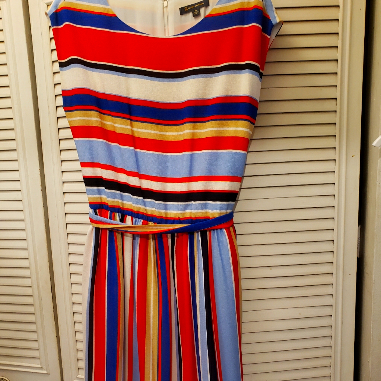 Brooks Brothers Vintage Classy Brand Stripe Dress